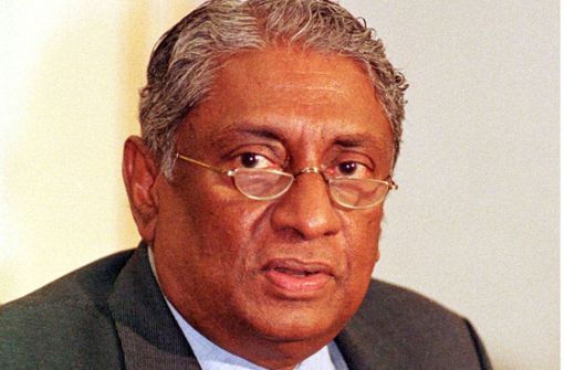 Sri Lankas Außenminister Lakshman Kadirgamar wurde 2005 erschossen. Foto: AP/GEMUNU AMARASINGHE
