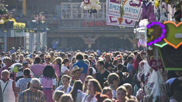 Schon drei Millionen Besucher beim Volksfest