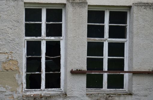 Kaputte Fenster an der Hammerschmiede Foto:  