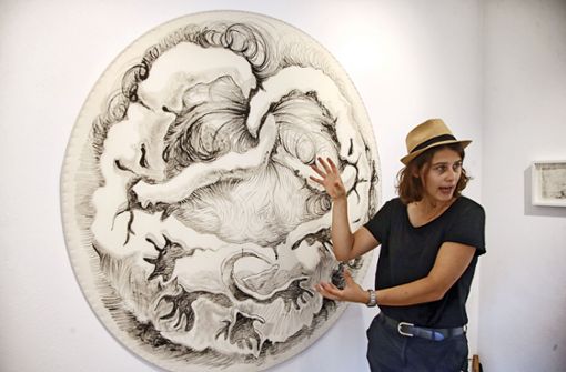 Künstlerin Lisa Moll hat die Brezel auf ihre eigene verspiele Weise interpretiert. Foto: /avanti