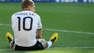 Lukas Podolski spielt nur auf Bewährung
