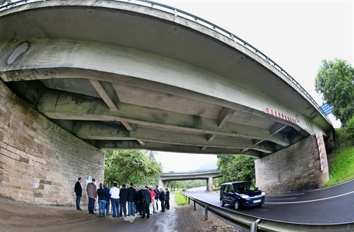Die Brücken bei Mühlhausen entpuppen sich als teure Sanierungsfälle Foto: Peter Petsch