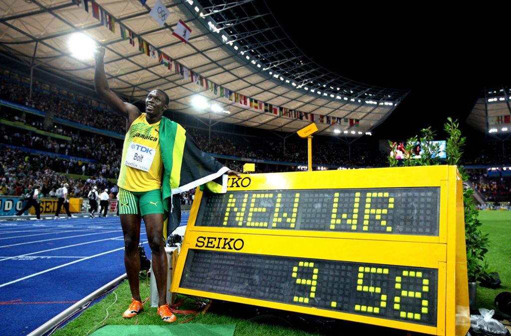 Usain Bolt setzt in Berlin neue Maßstäbe.