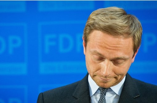 FDP-Parteichef Christian Lindner ist blass geblieben Foto: dpa