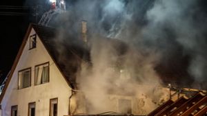 In Aidlingen brach am Dienstagabend ein Feuer aus. Foto: SDMG/Dettenmeyer