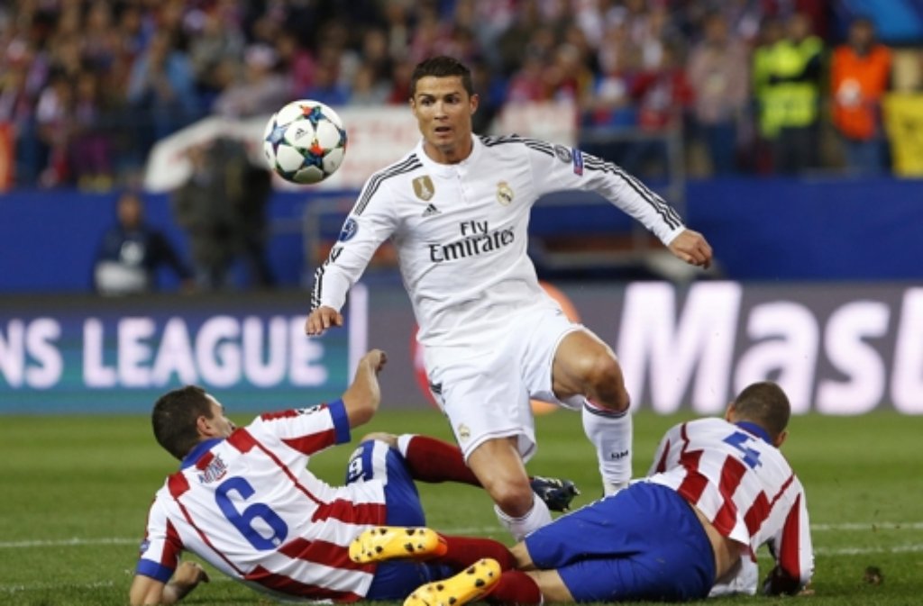 Cristiano Ronaldo und Real Madrid können Atletico Madrid nicht bezwingen.