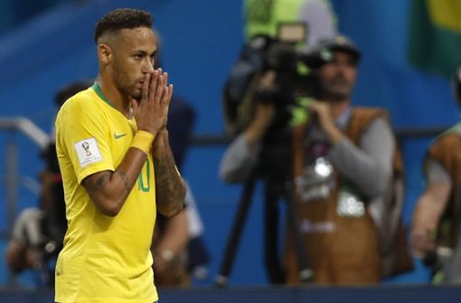 Neymar und Brasilien scheitern im WM-Viertelfinale an Belgien. Foto: AP