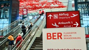 Der neue Berliner Flughafen ist in Betrieb. Foto: dpa/Patrick Pleul
