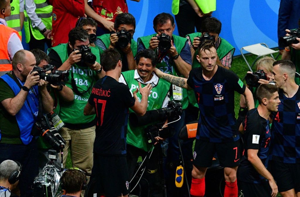 Von einer Sekunde zur anderen wurde der mexikanische AFP-Fotograf Yuri Cortez bei der Fußball-WM in Russland zu einer Berühmtheit. Foto: AFP