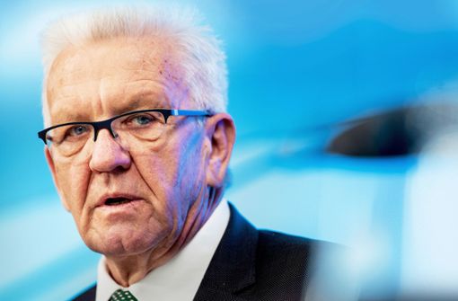 Ministerpräsident seit 2011: Der Grüne Winfried Kretschmann Foto: dpa