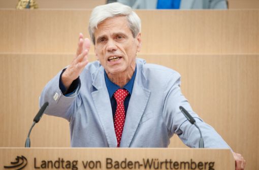 Wolfgang Gedeon (AfD) im Landtag. Foto: dpa