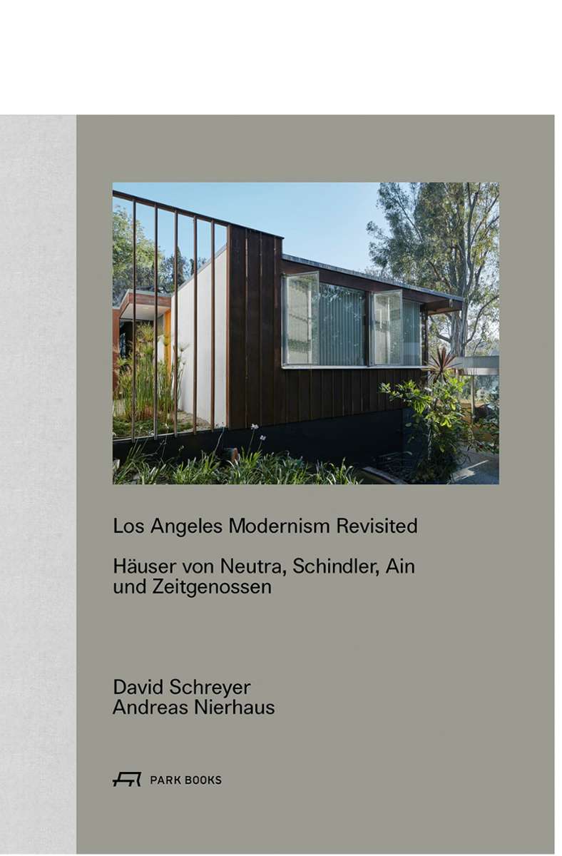 Alle Fotos sind diesem lehrreichen  Fotobuch entnommen: David Schreyer, Andreas Nierhaus: Los Angeles Modernism Revisited. Häuser von Neutra, Schindler, Ain und Zeitgenossen. Verlag Park Books, 48 Euro.