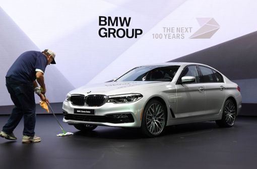 Der BMW 5er auf der Detroit Auto Show. Foto: dpa