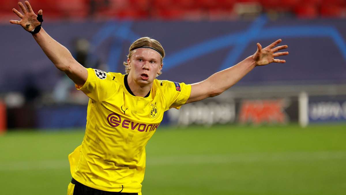 Champions-League-Achtelfinale: Überragender Erling Haaland führt Borussia Dortmund zum Sieg