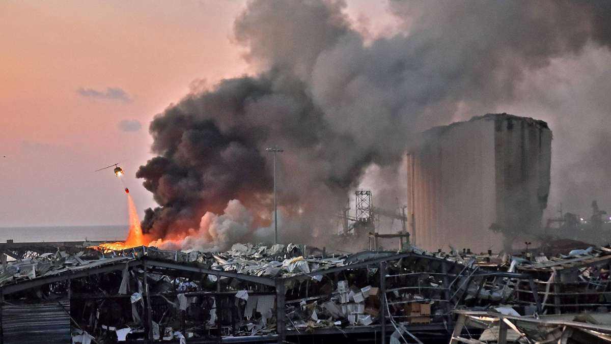 Explosion in Beirut: Zeugen berichten: „Das war wie eine Atomexplosion“