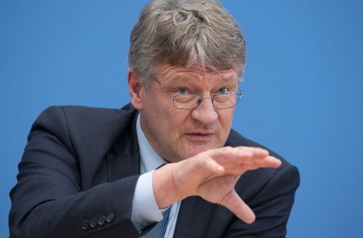 Jörg Meuthen stößt mit seiner Kritik auf Unverständnis bei den TV-Sendern. Foto: dpa