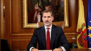 König Felipe äußert scharfe Kritik an Katalonien