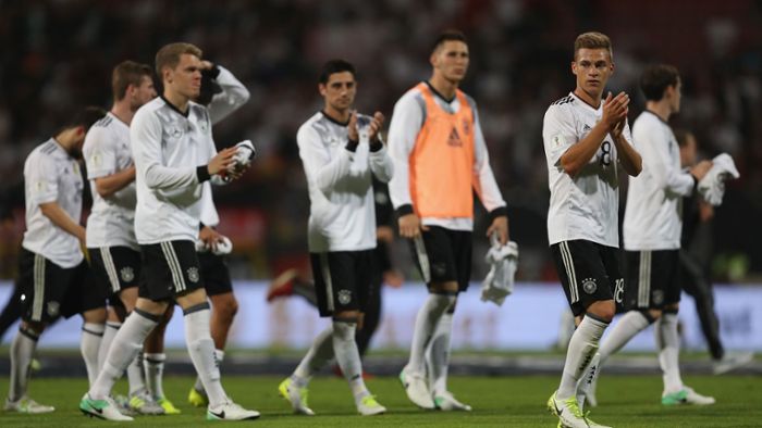 Weltmeister Deutschland mit Schützenfest gegen San Marino