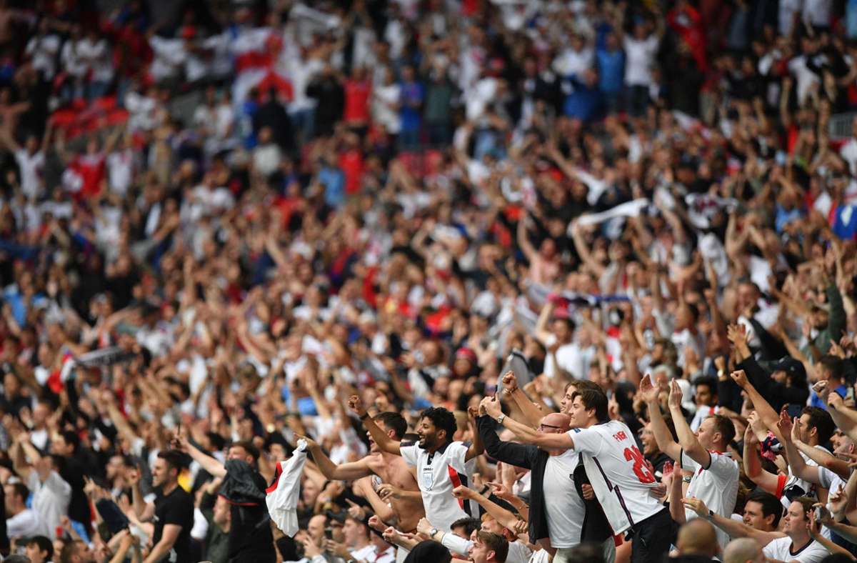 In Wembley werden zu den Halbfinals 60.000 Zuschauer erwartet. Foto: AFP/JUSTIN TALLIS