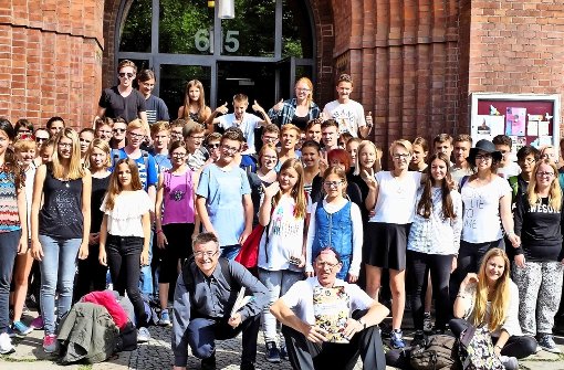 Die Vorfreude auf Berlin ist riesig, die Zeit vor Ort für die Schüler aus Marbach ein voller Erfolg gewesen. Foto: Thomas Bugge