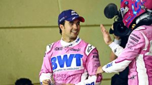 Sergio Perez und die neuen Flügel