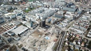 Auf dem  Gelände der W2-GmbH im Gewerbegebiet Möhringen/Vaihingen soll einmal eine Art zweites Stuttgarter Rathaus entstehen. Foto: W2 Development