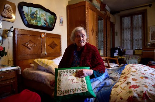 Emma Morano feiert am 29. November ihren 117. Geburtstag. Foto: AFP