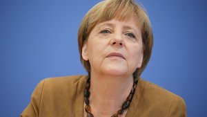 Kanzlerin  Angela Merkel (CDU) verabschiedet sich in den Sommerurlaub Foto: dpa