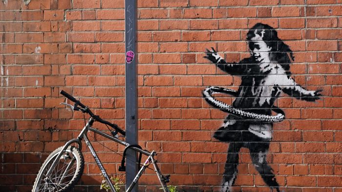 Neues Kunstwerk von Banksy in Großbritannien aufgetaucht