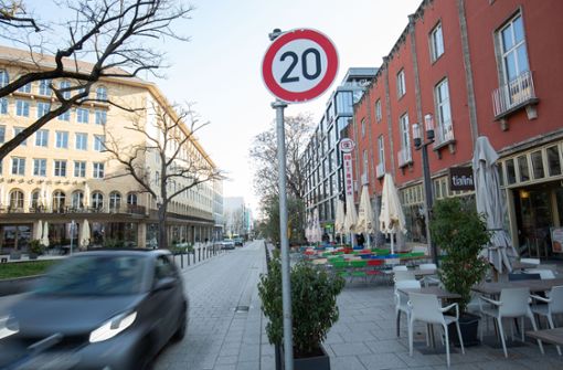 Vorläufig außer Kraft gesetzt: Tempo 20 in der Stuttgarter City. Foto: Lichtgut/Leif Piechowski