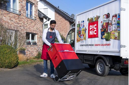 Picnic aus den Niederlanden wächst derzeit am schnellsten unter den Lebensmittellieferdiensten und expandiert derzeit auch in Baden-Württemberg. Foto: Picnic