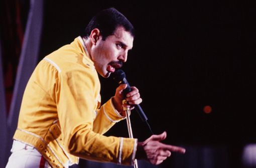 Freddie Mercury bei  einem Auftritt im Juli 1986 Foto: imago/United Archives// ZIK