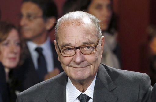 Die Aufnahme aus dem Jahr 2017 zeigt den kürzlich verstorbenen französischen Politiker Jacques Chirac. (Archivbild) Foto: dpa/Patrick Kovarik