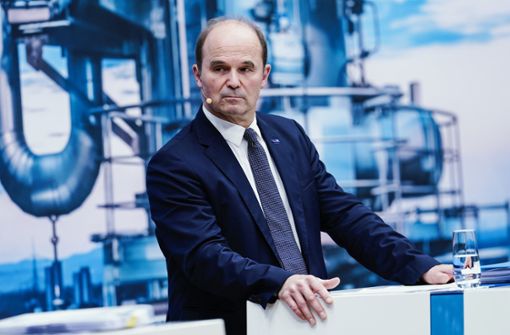 BASF-Chef  Martin Brudermüller wies Forderungen nach einem europäischen Energie-Importboykott gegen Russland  zurück. (Archivbild) Foto: dpa/Uwe Anspach