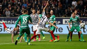 Werder Bremen und Eintracht Frankfurt haben sich am Freitagabend unentschieden getrennt. Foto: Bongarts