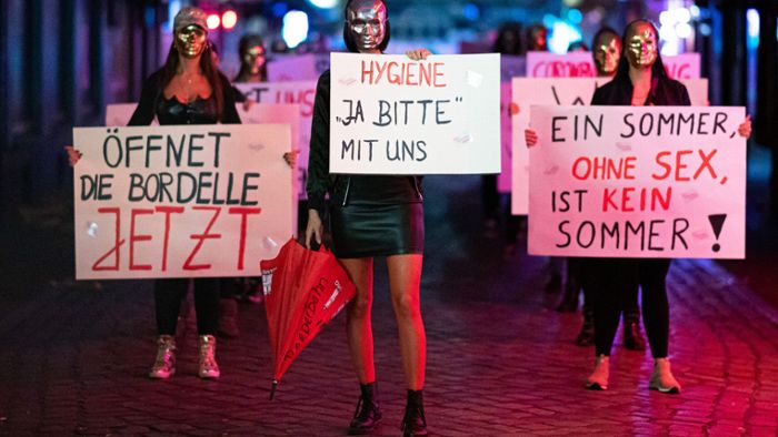 Sexarbeiterinnen fordern  Wiederzulassung der Prostitution