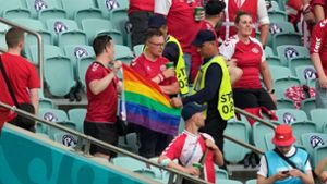 Aufregung um Regenbogenfahne vor Dänemark-Spiel in Baku