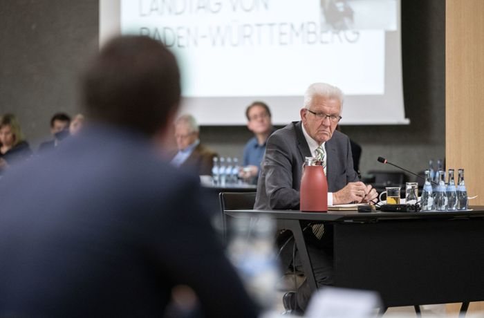 Kretschmann als Zeuge: Neue Fragen im Untersuchungsausschuss