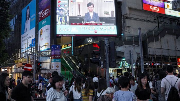 Hongkong-Regierung lenkt ein