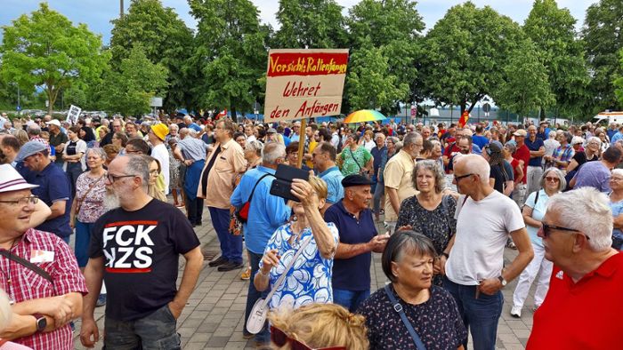 1200 Demonstranten bei Gegenveranstaltung in Rottweil