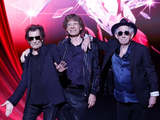 Ronnie Wood, Mick Jagger und Keith Richards (v.l.) haben es wieder geschafft und erneut die Charts-Spitze erklommen. Foto: imago/Matrix