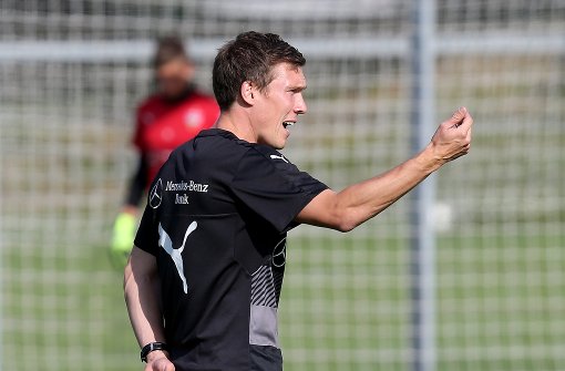 Trainer Hannes Wolf will seinen ersten Sieg mit dem VfB. Er vertraut dabei auf diese Startformation im Spiel gegen Fürth. Foto: Pressefoto Baumann