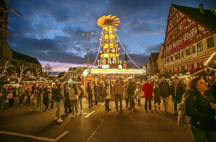 Zwischenbilanz Esslinger Weihnachtsmarkt: Marktleute sind zufrieden