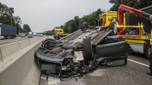 Langer Stau wegen Unfall auf Autobahn