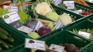Obst und Gemüse gibt es auf dem Wochenmarkt Fasanenhof derzeit nicht. Foto: A. Kratz