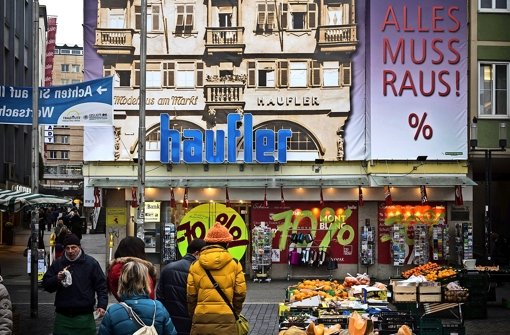 120 Jahre lang hat es Haufler am Marktplatz gegeben. Foto: Lichtgut/Achim Zweygarth