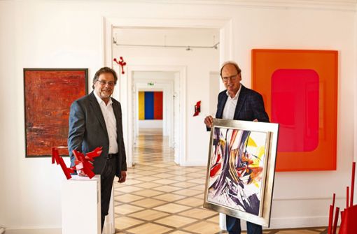 Mit Leidenschaft bei der Sache: Kuno (links) und Bert Schlichtenmaier Foto: Eibner-Pressefoto/Silas Schueller