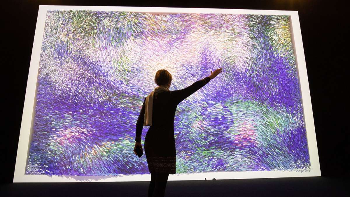 Pre-Opening in „Monets Garten“: Es riecht nach Kunst:  In Stuttgart startet die Mega-Schau