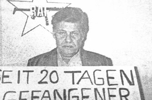 Die RAF hat   1977  den Arbeitgeber-Präsidenten  Hanns Martin Schleyer entführt und später ermordet, um die  inhaftierten Terroristen freizupressen. Foto: dpa