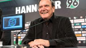 Gerhard Schröder, Alt-Kanzler und Aufsichtsratschef bei Hannover 96. Foto: dpa